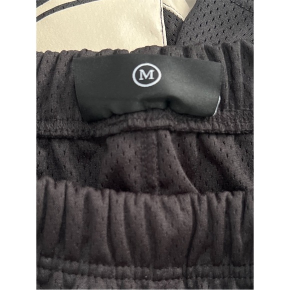 Civil Regime Civil Too Fast Mesh Basketball Shorts Men’s Medium Black Beige - Picture 13 of 16